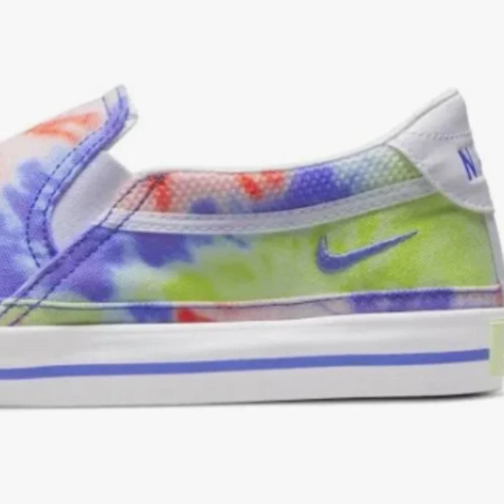 Nike Court Legacy Slip-On Sneaker - Tie Dye Size 6,5 - Picture 5 of 5